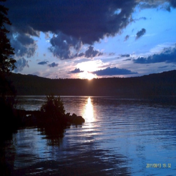 Sunset from the docks